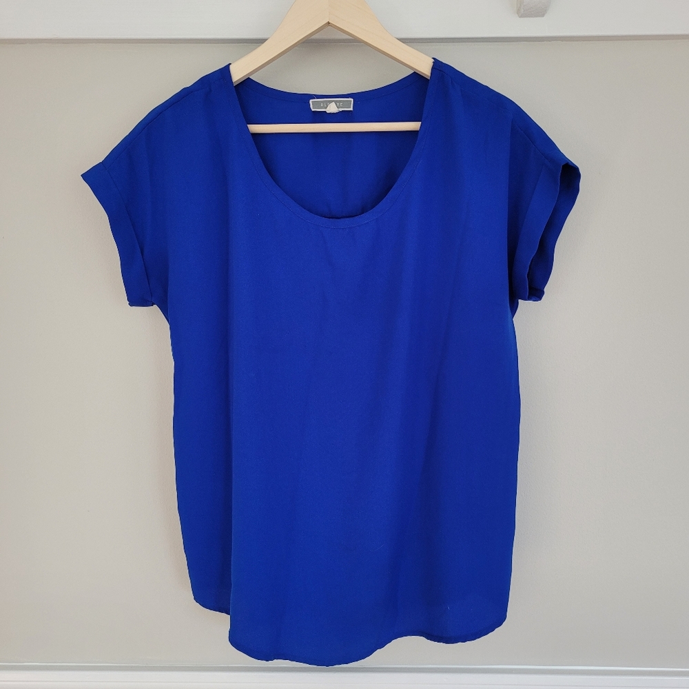 Pleione Short Sleeve Flowy Top